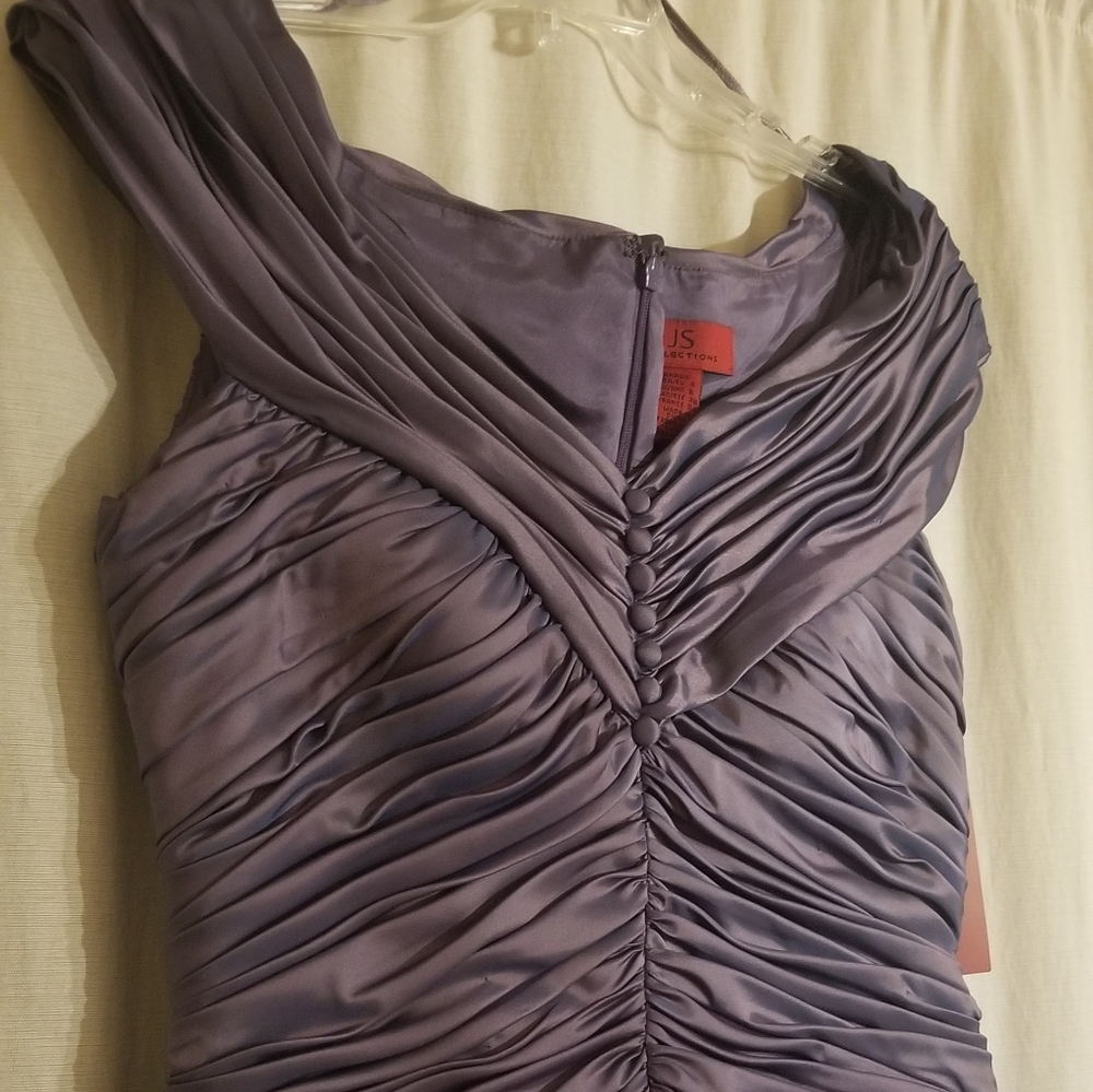 JS Collections Purple-Taupey Dress